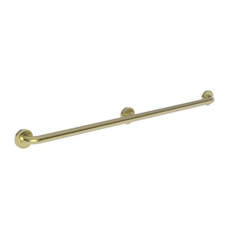 Newport Brass Three Post 42" Grab Bar in Polished Brass  Uncoated (Living), 45" L, Solid Brass 1020-3942-03N